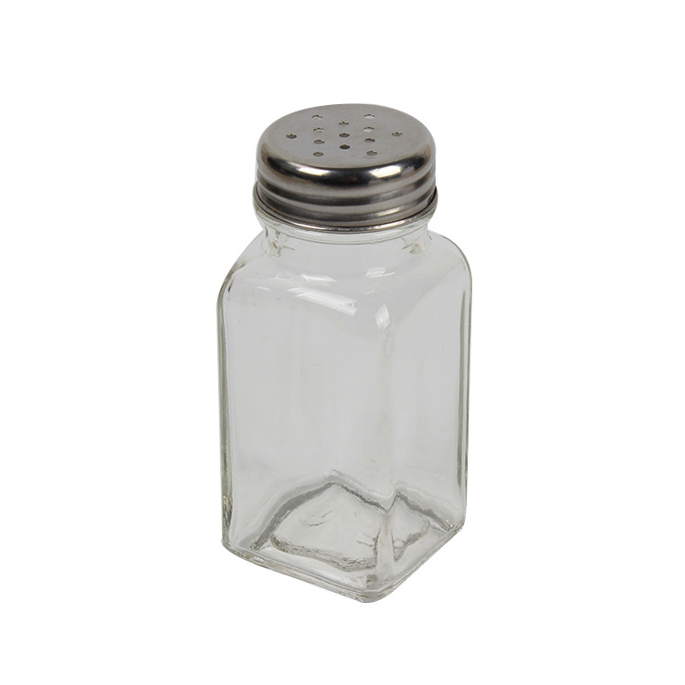 Fábrica al por mayor tarro de condimento de pimienta cubierto comino botella de polvo barbacoa condimento tarro de pimienta sub-botella