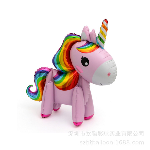 Three dimensional rainbow balloon