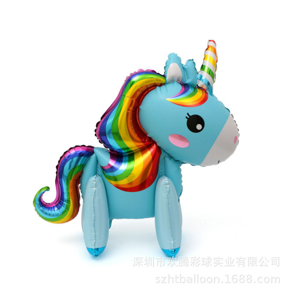 Three dimensional rainbow balloon