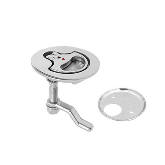 Stainless steel 316 handle floor lock with flexure piece handle floor lock stainless steel RV marine hardware accessories