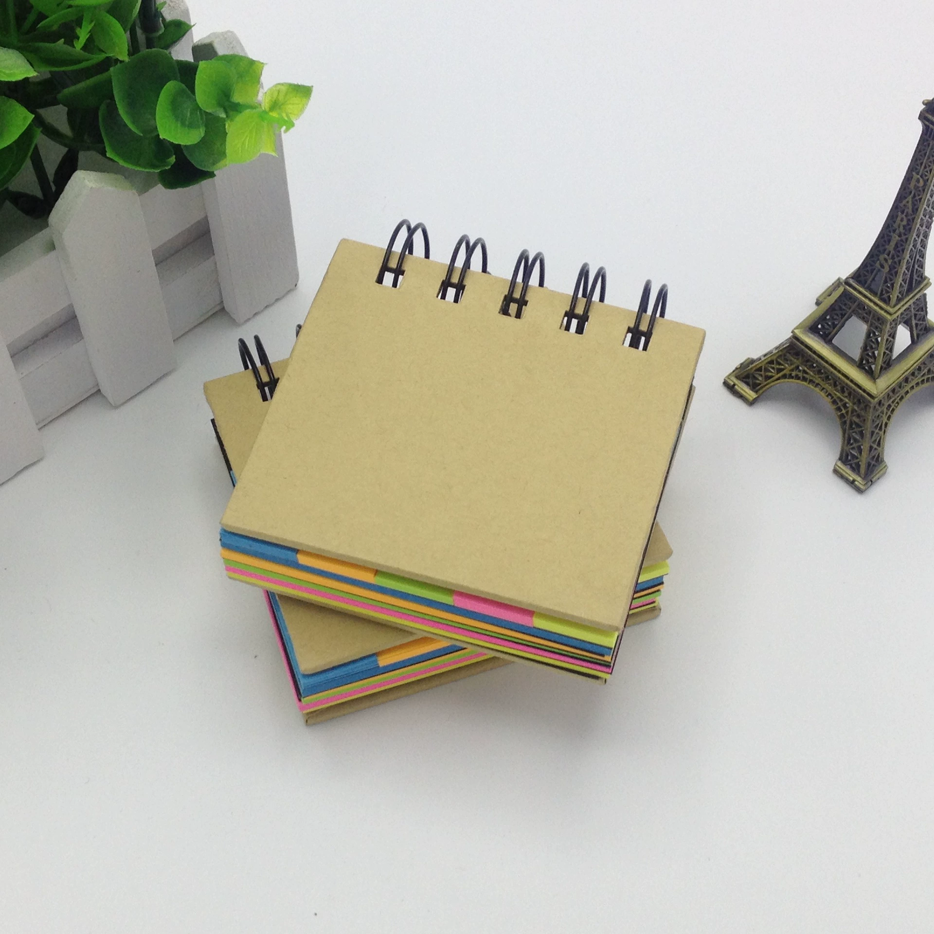 Shangchen Fluorescence Note Notebook for Elementary Students - Internet Celebrity Favorite, 7.5X7cm Cowhide Cover