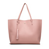 Fashionable shopping bag, capacious one-shoulder bag, Korean style