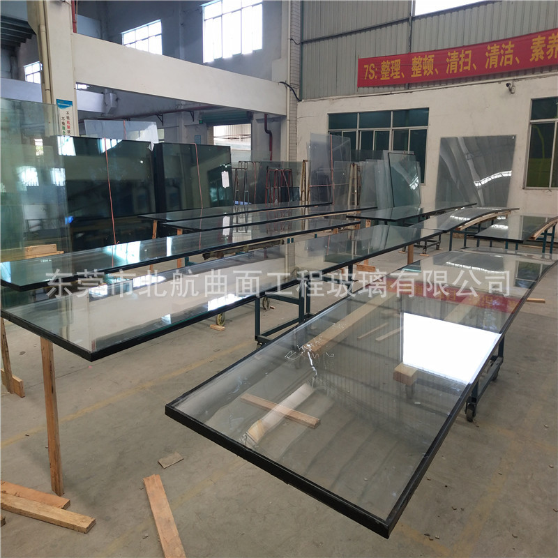 钢化中空玻璃 10+12A+10LOW-E 5米超大超长商场幕墙玻璃加工