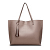 Fashionable shopping bag, capacious one-shoulder bag, Korean style