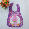 Three dimensional children's waterproof eating bib for food, with pocket