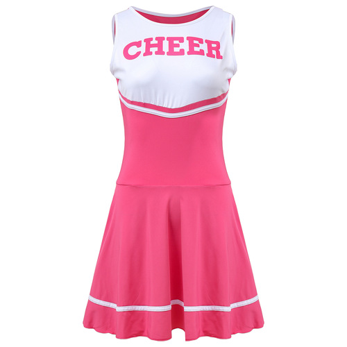 Foreign Trade Women's Cheerleading Uniforms Game Role Playing European and American Adult Ladies Sexy Baby Cheerleading Uniforms