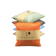 車載麻布竹炭包汽車吸甲醛韓去異味韓式活性炭包裝修除味家用500g