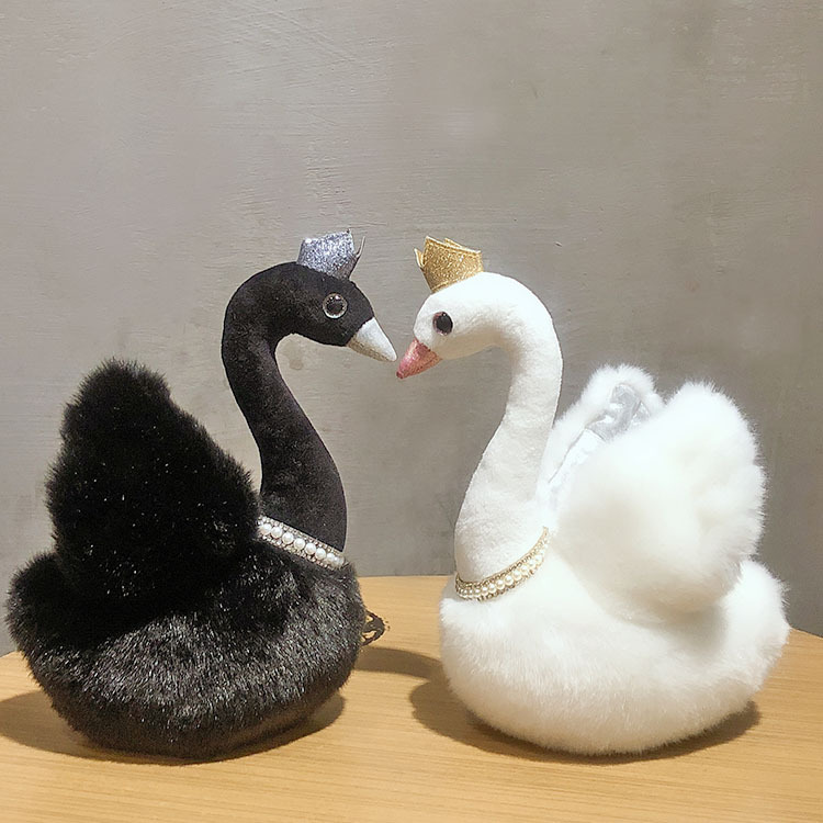 Cartoon plush swan