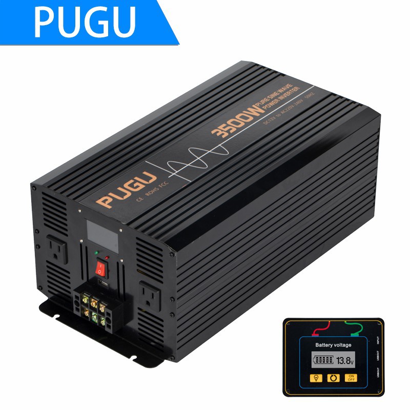 Car Inverter 12V24V to 120V220V High Power Pure Sine Wave Inverter Manufacturer Customized 1000W