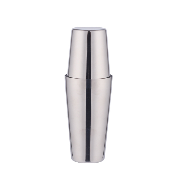 Coctelera Boston 750ml de acero inoxidable set de bar con vaso mezclador para cócteles leche y té