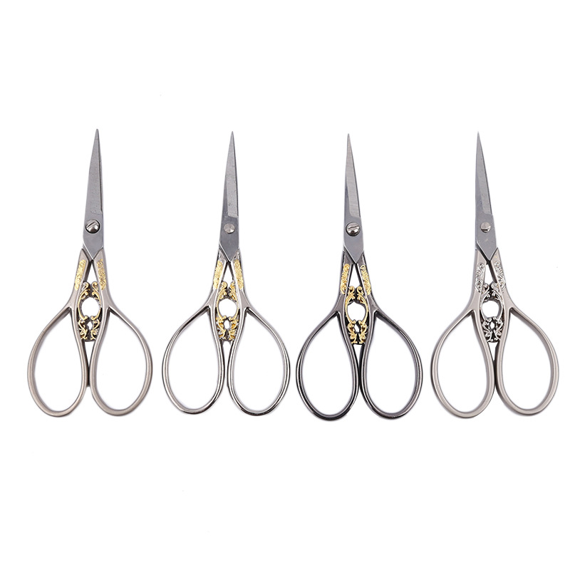 供应精致复古剪 欧式化妆剪 DIY十字绣小剪 祥云款迷你小剪