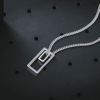 Fashionable trend universal polishing cloth stainless steel, necklace, simple and elegant design