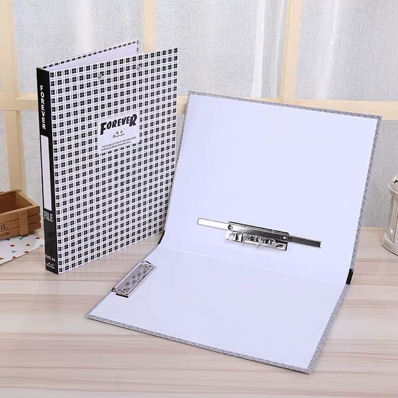 A4纸质文件夹办公纸板夹订做简约资料档案夹学生试卷夹文具夹定制