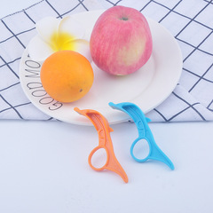 Factory direct supply ring peeler fruit peeling knife plastic orange peeler apple peeling knife multi-purpose plane wholesale