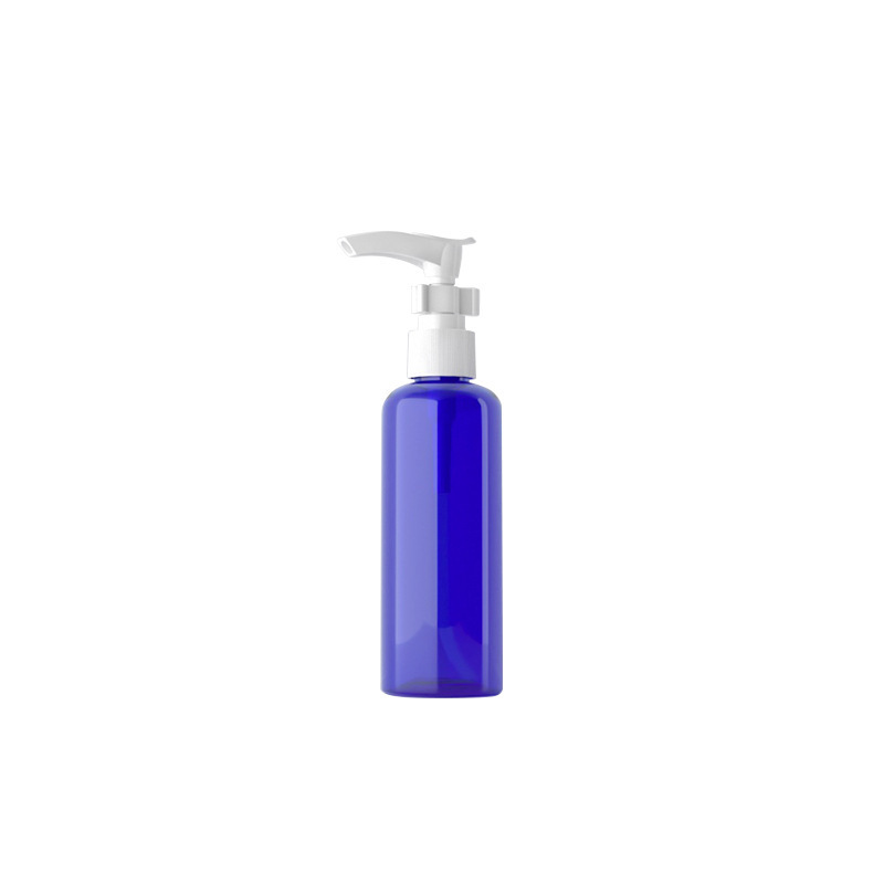 100mL ronda hombro socket bomba botella de loción sub-embalaje botella de prensa botella de boca de pájaro plástico botella de bomba de encaje de loción