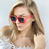 86229 Big Frame Sun Mirror Women's European and American Net Red Millionaire Men Wealth Monteries SNGLASSES