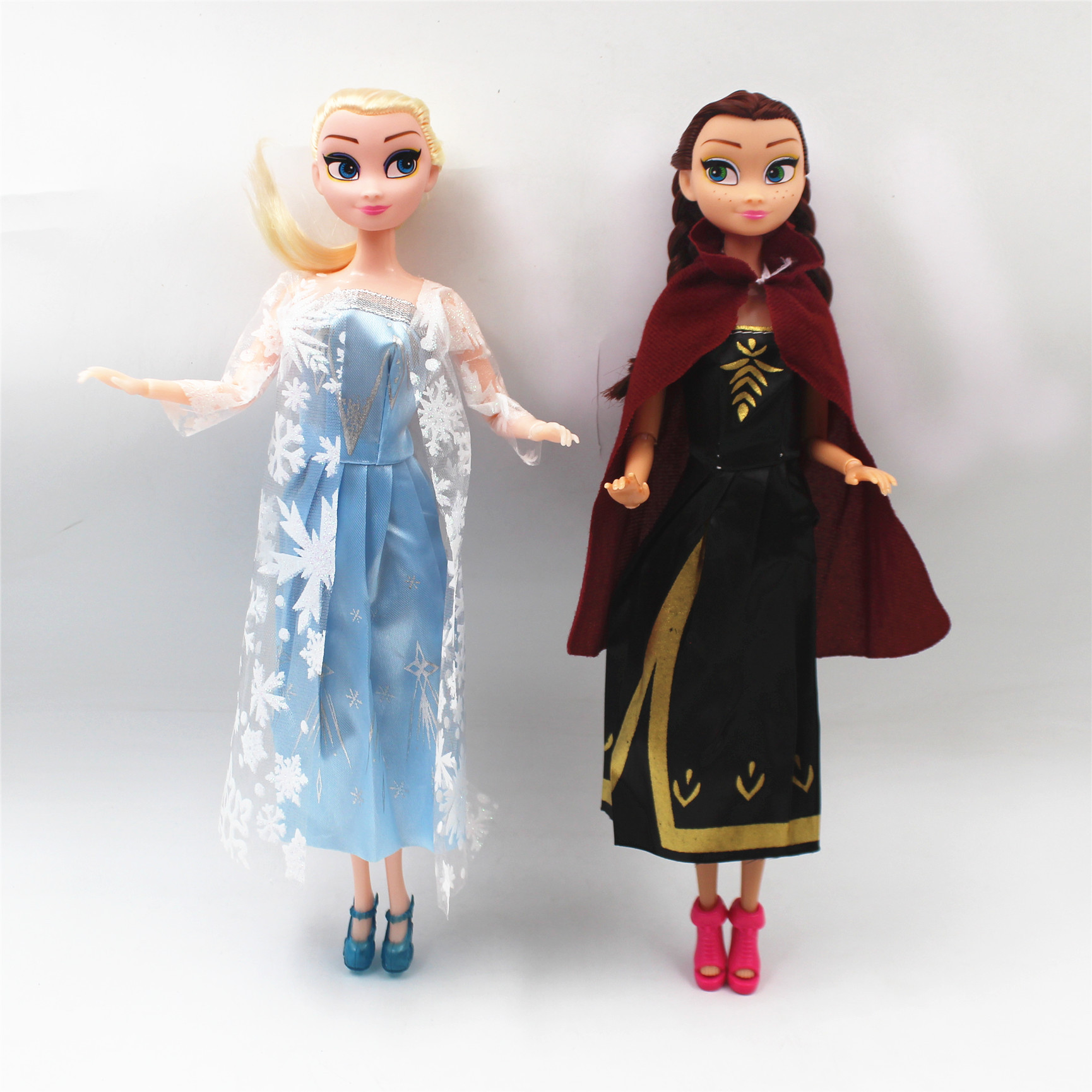 Frozen Doll Elsa Anna Barbie Princess Set Doll Girl Birthday Elsa Suit Baby Clothes