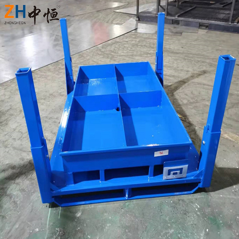 厂家定制耐摔高承重物料回收托盘 仓储货架堆垛物料田字回收托盘