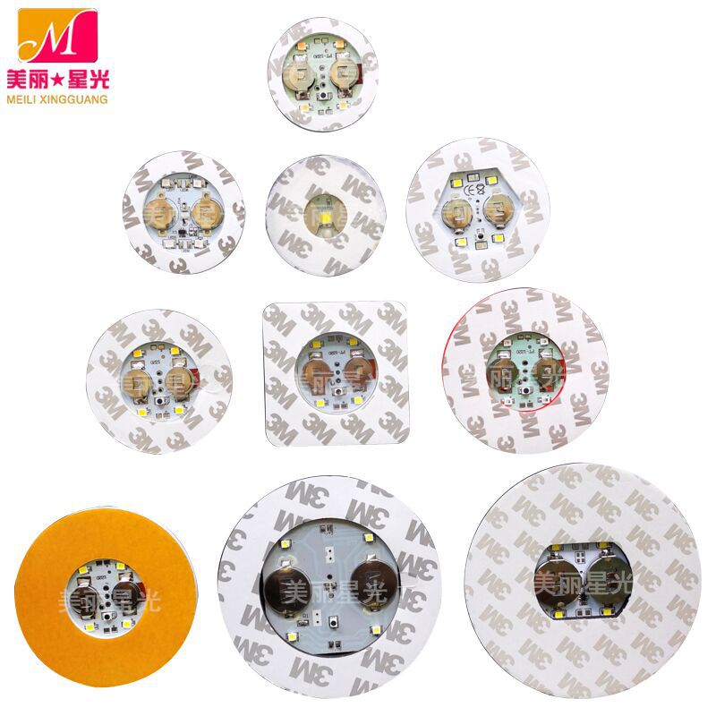 Etiqueta engomada de taza luminosa led al por mayor Etiqueta engomada de taza flash de cerveza y bebida Ropa de ambiente de bar Etiqueta engomada de botella luminosa Logotipo imprimible