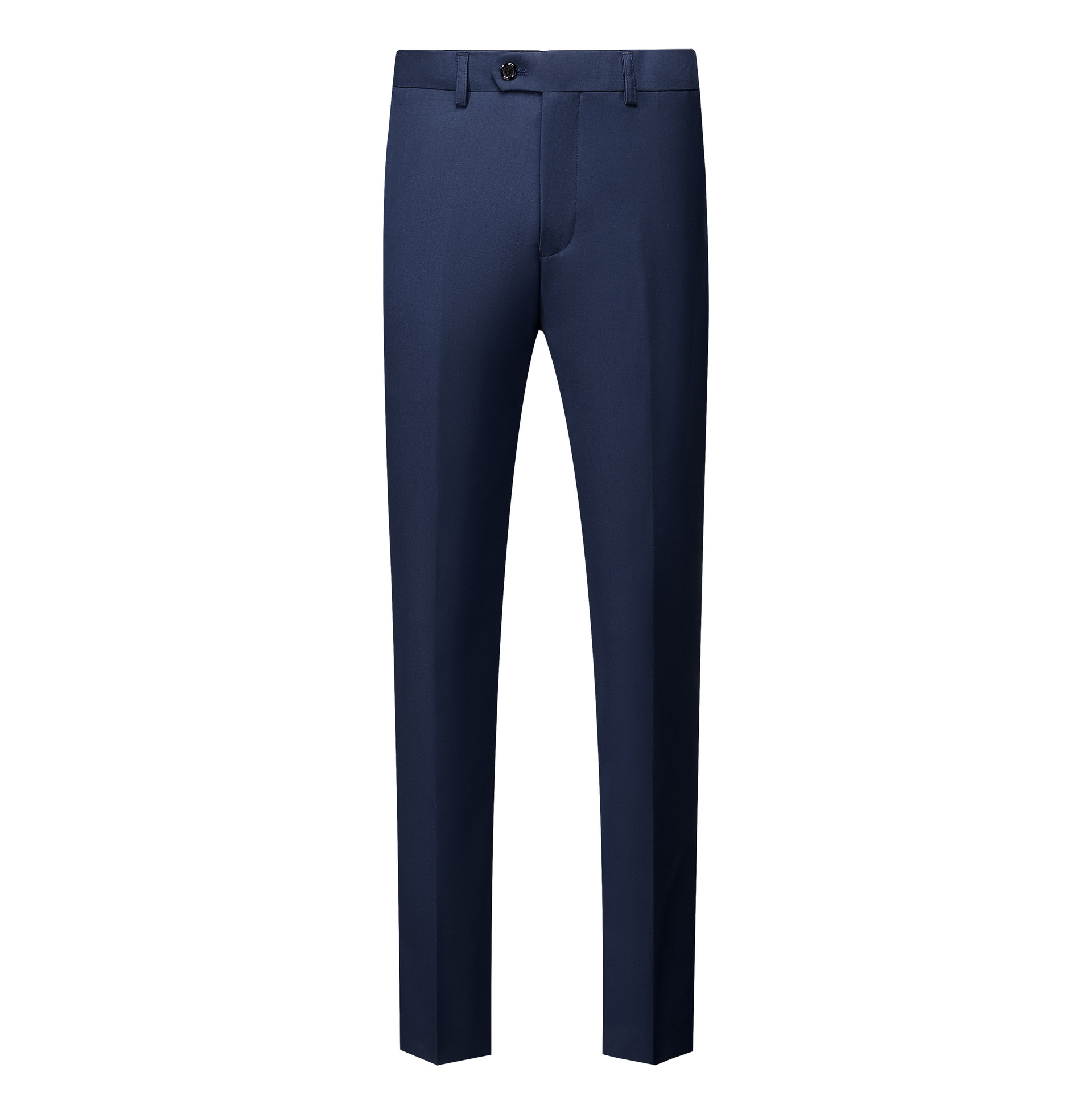 Pantalones casuales de negocios de los hombres de la carrera de primavera sin hierro pantalones de traje de hombre negro gris azul vino rojo image 10