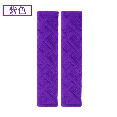 Seatbelt Shoulder Pads, Plush – Seat belt shoulder pad - m-purple-single-opp