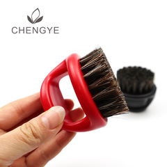 髮廊刷子手指環刷鬍子刷復古油頭雕刻清潔刷理髮頸部碎發掃馬蹄刷