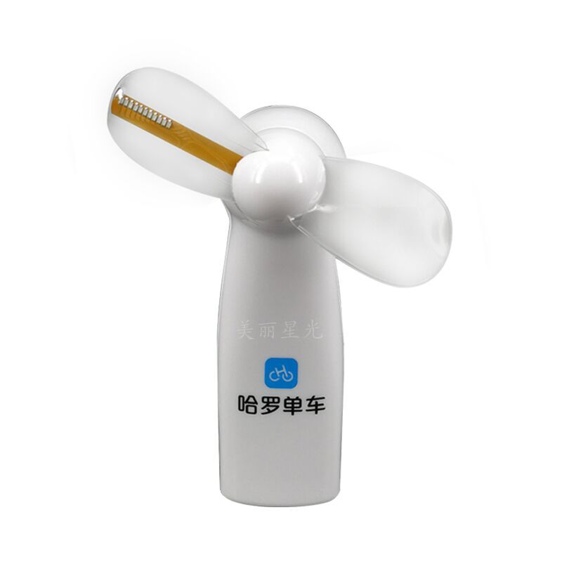 Nuevo ventilador de palabras flash LED creativo Mini ventilador de mano Regalo publicitario Ventilador de palabras flash Logotipo puede imprimir