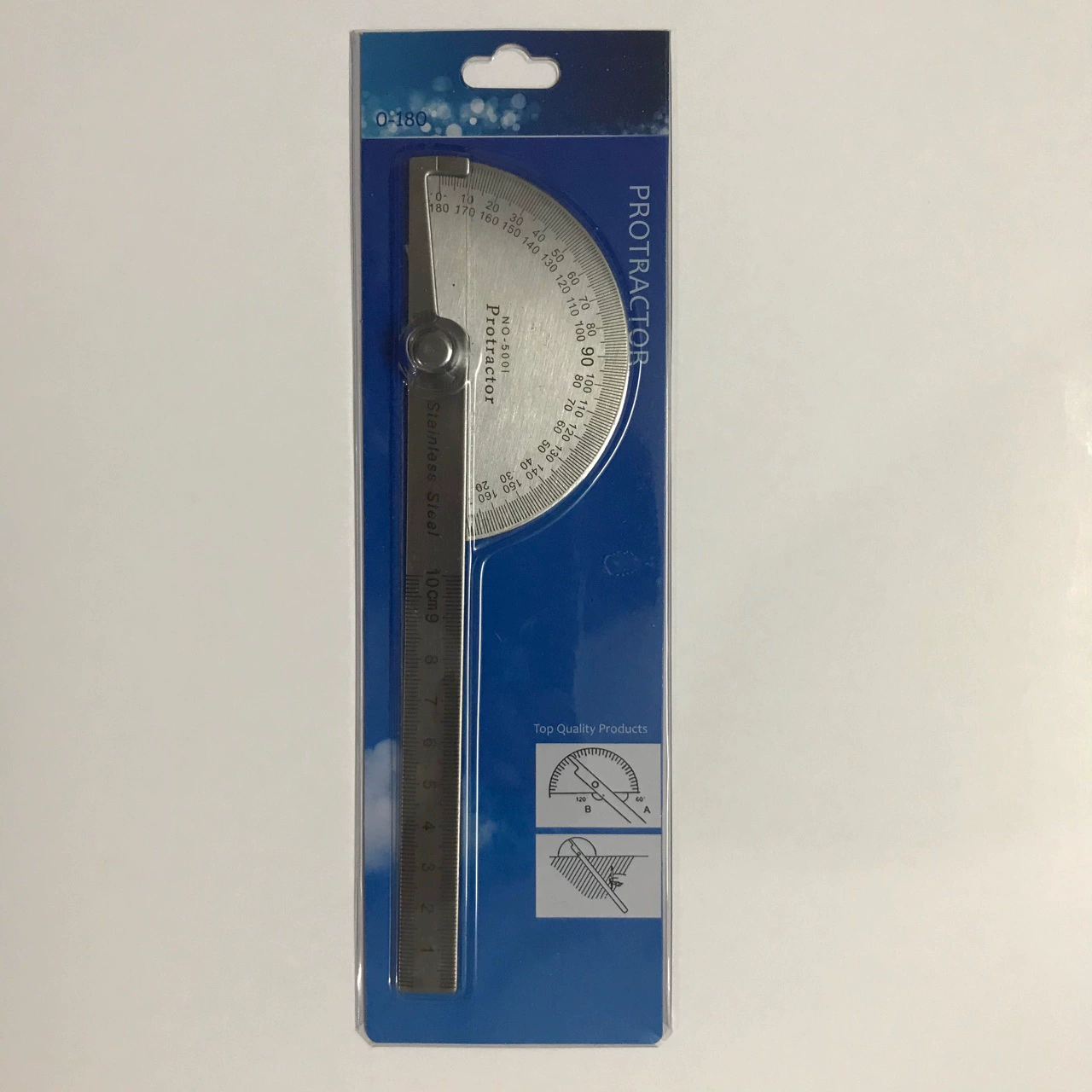Factory spot angle ruler Hand 180 -degree steel angle simplicity angle corner quarrel, arms angle