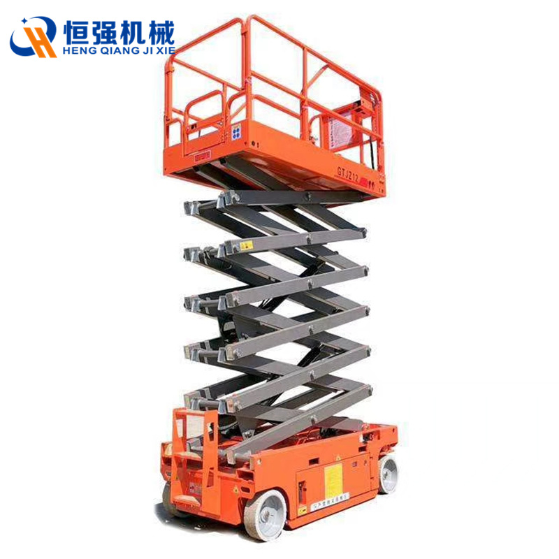 全自动升降机 自行式升降平台 蓄电池动力液压升降高空作业车