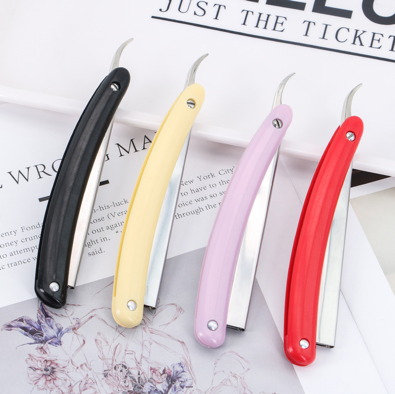 Old-Fashioned Razor Manual Beard Razor Women's Eyebrow Trimmer Holder Shaving Old-Fashioned Razor