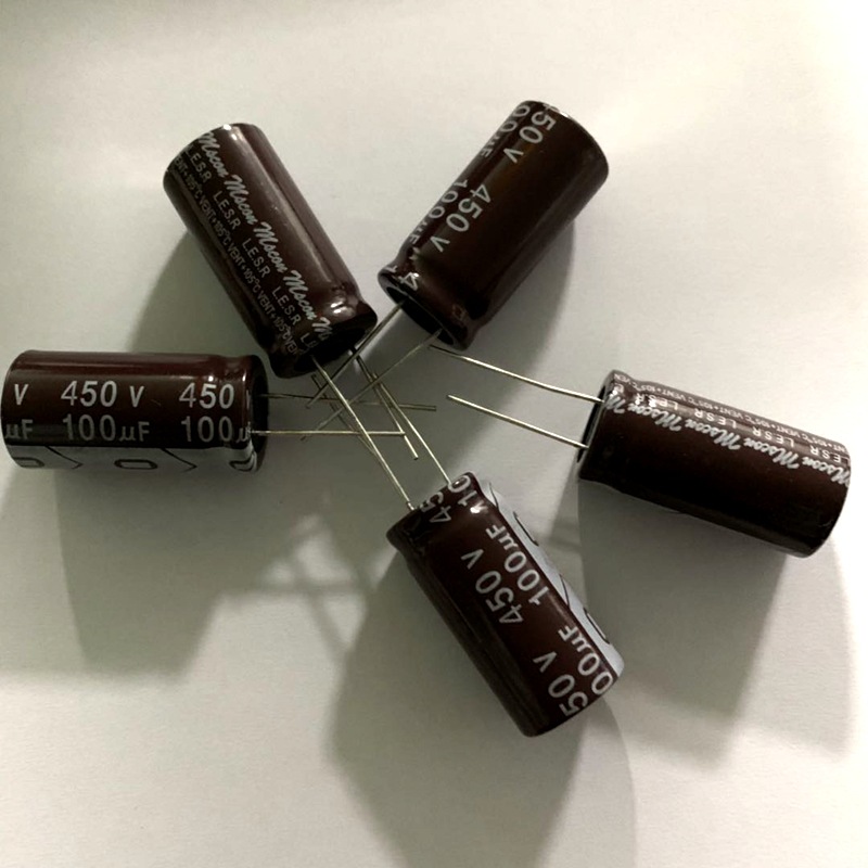 [电容热销]100UF450V高压直插高品质长寿命引线铝电解电容厂家
