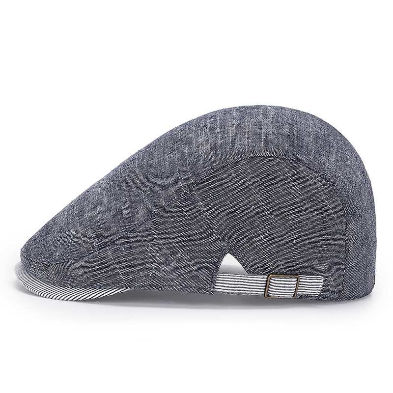 Spring and Autumn new thin cotton linen fashionable British forward duckbill hat Korean version versatile naked sun_voghion.com