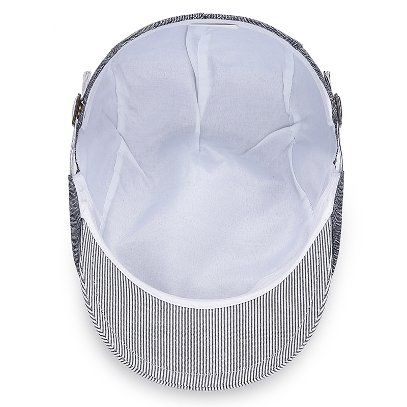 Spring and Autumn new thin cotton linen fashionable British forward duckbill hat Korean version versatile naked sun_voghion.com