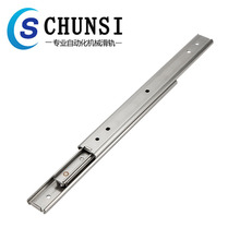 IDA78轻载型英制27系列三节式SUS304工业滑轨常闭保持型线性导轨