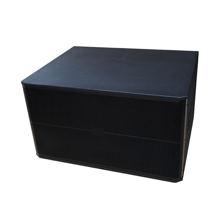 Etapa grande de audio doble de 18 pulgadas de alta potencia pasiva subwoofer Altavoz profesional equipo de audio al aire libre transfronteriza