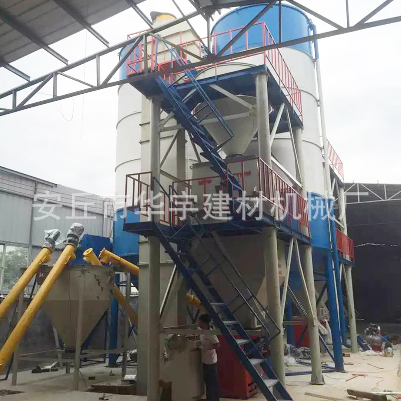 厂家供应大型 腻子粉生 产线 腻子粉搅拌机 塔楼式搅拌机