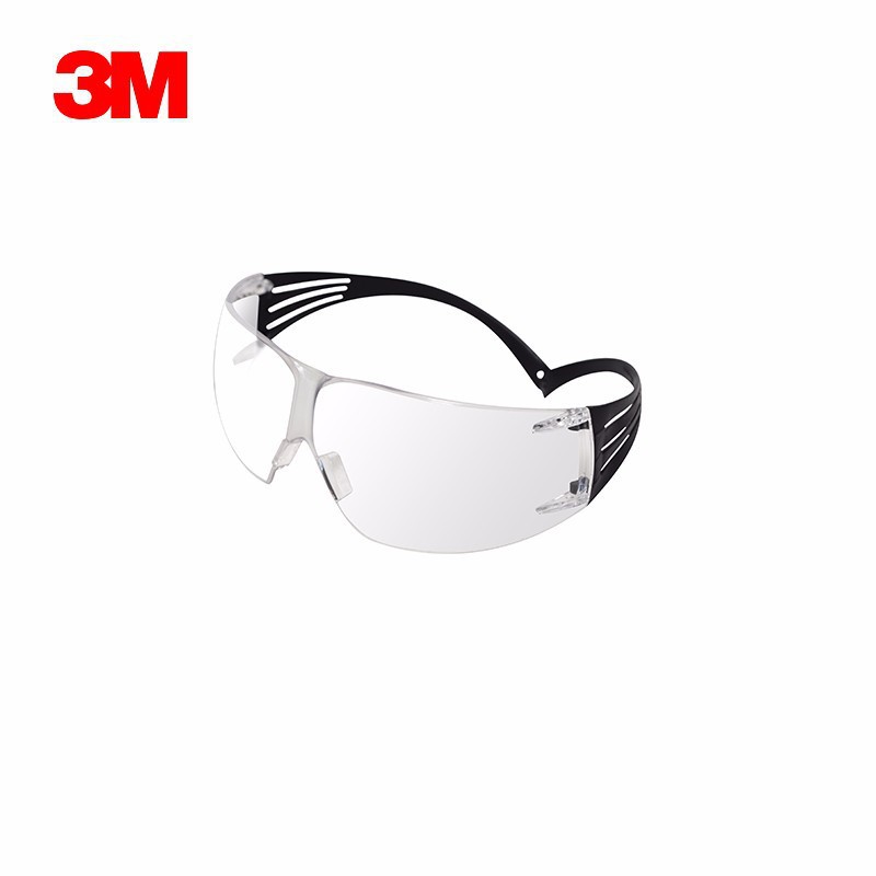 3M SF201AS安全防护眼镜防雾防冲击透明防刮擦镜片