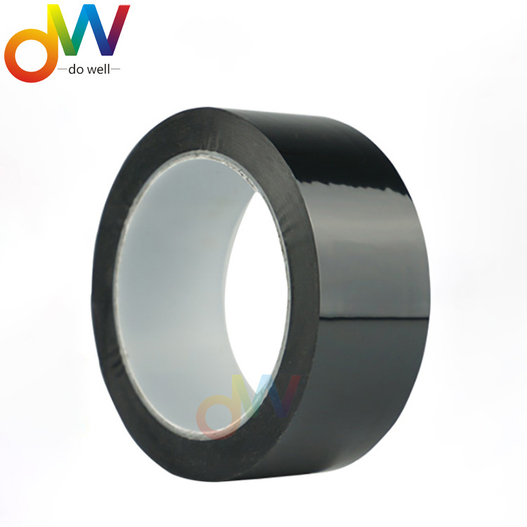 厂家直销 黑色阻光胶带 LED背光源不透光胶纸 耐高温遮光胶带