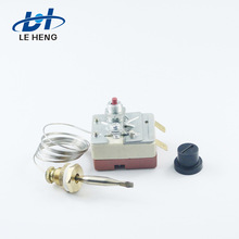 带防水螺母食物烤箱机开关(温控器) 手动复位 液涨式毛细管温控器