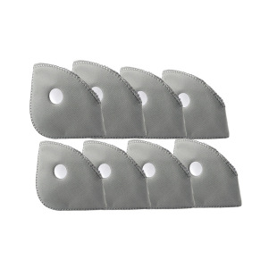 Outdoor anti-smog liner removable and washable mask filter element lining Cotton filter accessories riding equipment