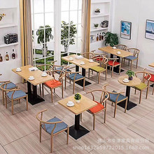 食堂餐桌椅饮品小吃店餐桌椅厂家批发各类型餐台学生食堂餐桌椅