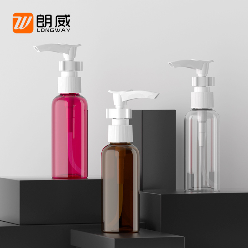 50ml插口泵乳液瓶 长嘴压瓶,鸭嘴瓶按压乳液分装塑料空瓶