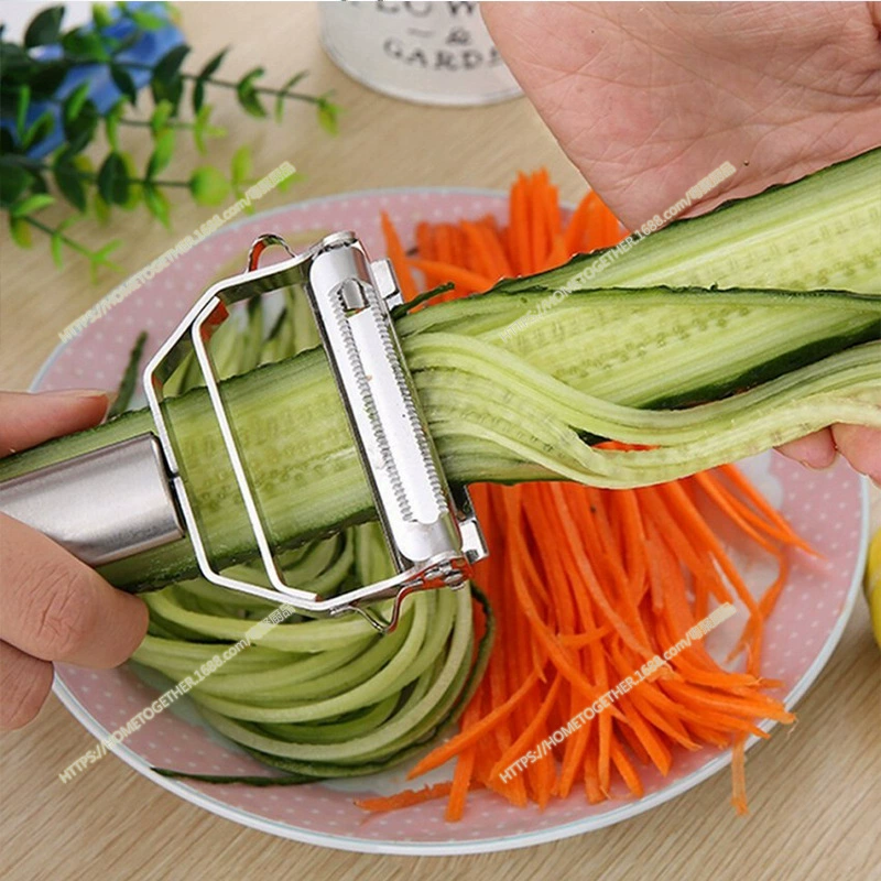 Stainless steel multi -functional peeling knife fruit potato melon fruits shaved scratch
