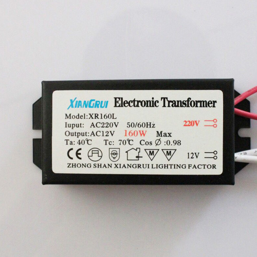 Quartz Halogen Lamp Electronic Transformer, Input Voltage AC220V, Output AC12V, Direct Manufacturer Sale