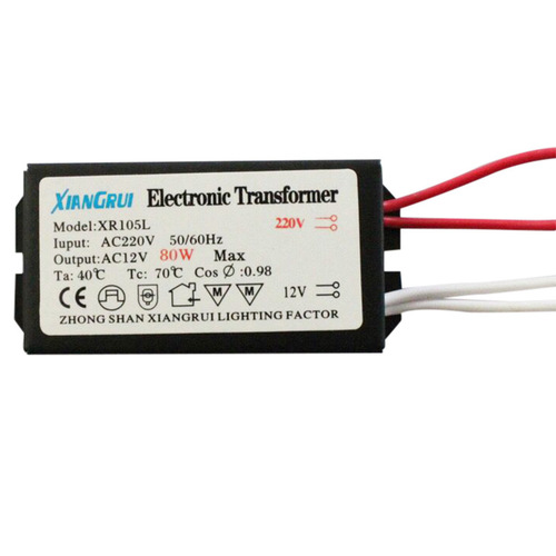 Quartz Halogen Lamp Electronic Transformer, Input Voltage AC220V, Output AC12V, Direct Manufacturer Sale