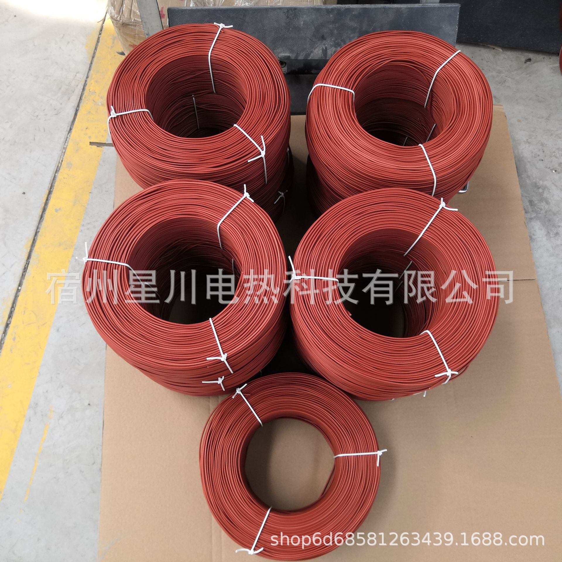 硅胶螺旋电热线 融雪冷库化霜电热线 孵化发热线坐垫电加热硅胶线