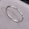 Fashionable ring stainless steel for beloved, wish, Korean style, simple and elegant design, internet celebrity