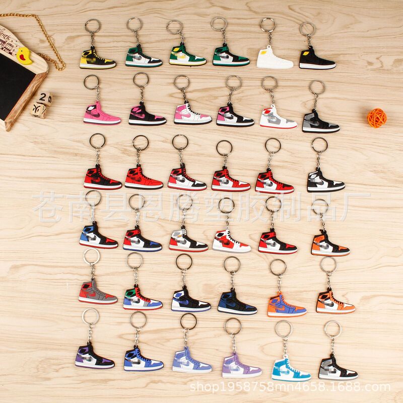 Factory wholesale Jordan aj series keychain aj11 keychain creative Jordan aj1 key chain pendant