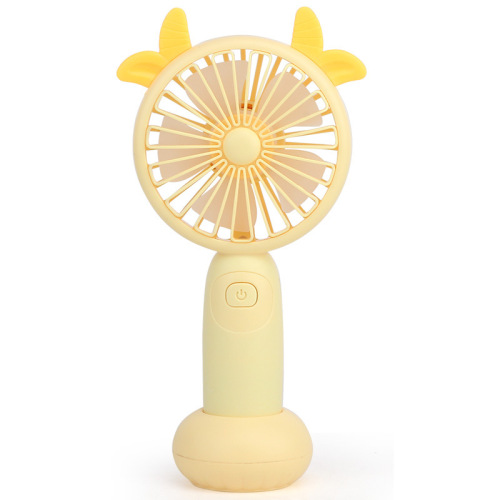 Handheld small fan mini usb charging student portable cartoon small office large wind fan factory