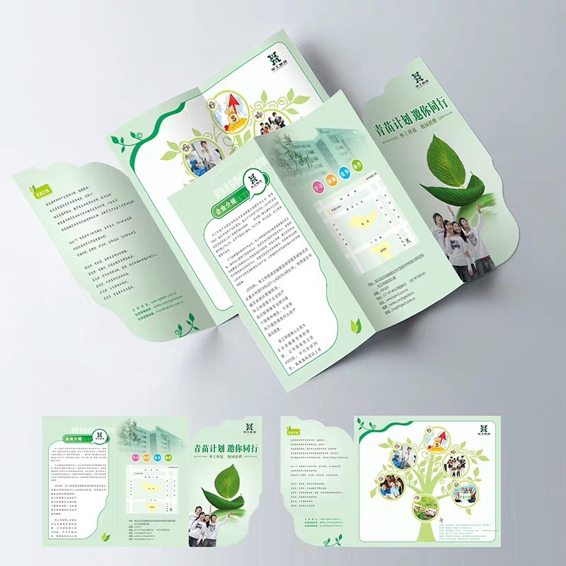 创意异形多折页宣传单定制彩色广告单宣传海报产品说明书定做印刷